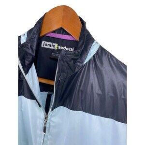 JAMIE SADOCK GOLF Womens Small Blue Light Multi Pocket Full Zip Jacket EUC